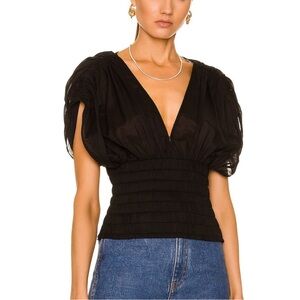 NEW A.L.C. Luna V-neck Blouse